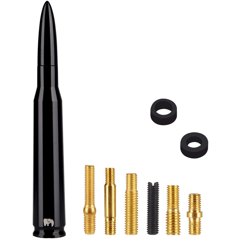 ONE250 Bullet Style Antenna, Compatible with Chevy Chevrolet - Silverado (1999-2024), Colorado (2003-2024), Equinox (2003-2017), Traverse (2008-2017), Avalanche (2002-2013), Corvette (Black) - Image 4